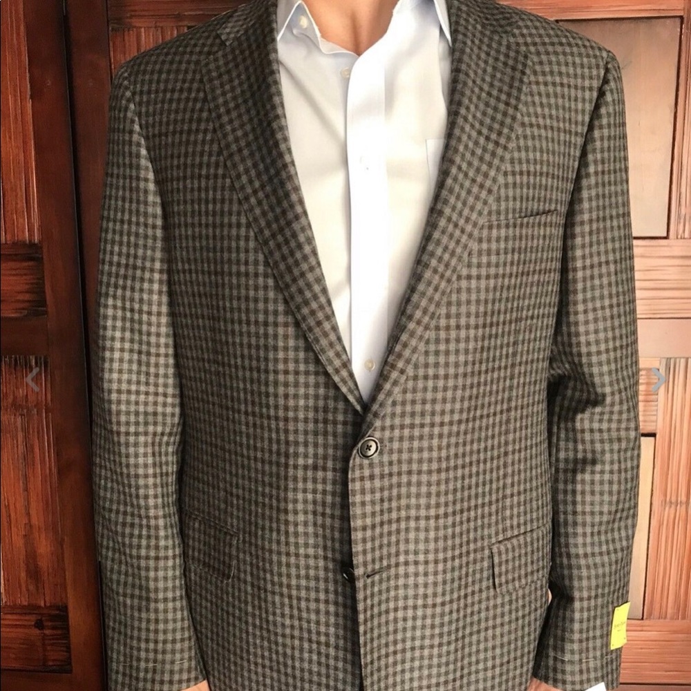 Hickey Freeman Wool/Cashmere Sportscoat Size 44R